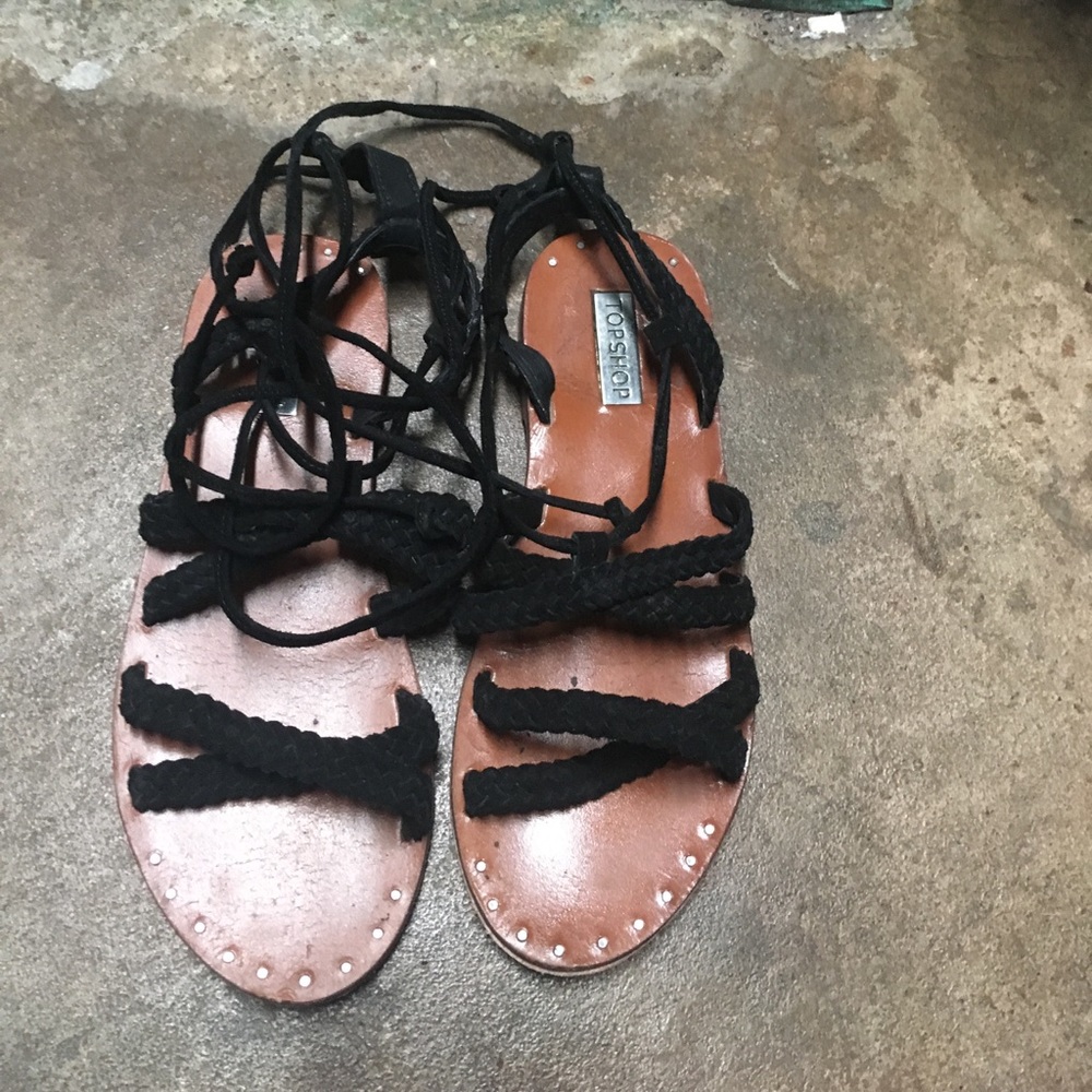 Top shop lace up sandals