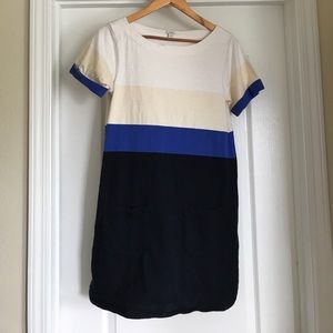 J. Crew color block sheath dress