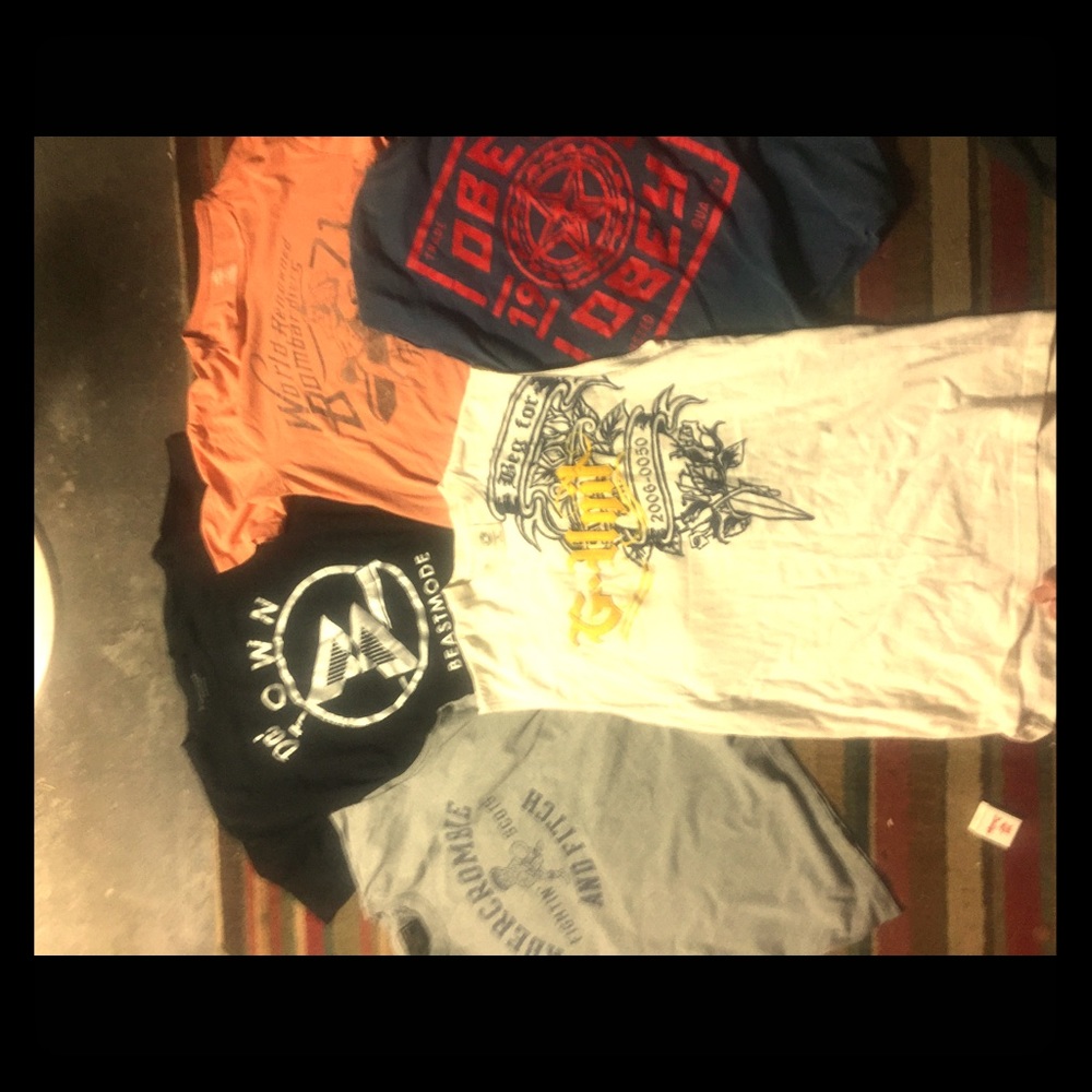 Set of men's tees