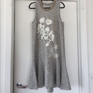 Anthropologie hand painted wool sheath!