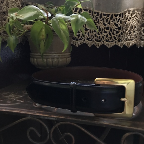 Coach Accessories - COACH BLACK LEATHER BELT