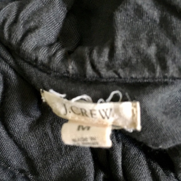J. Crew Charcoal Ruffle Top - Size Medium! - Picture 4 of 7