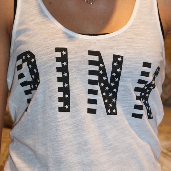 PINK racer back tank - Picture 1 of 1