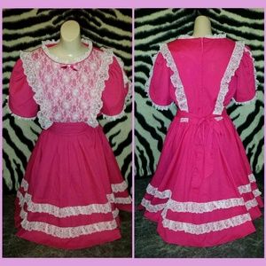 VTG SQUAREDANCE ROCKABILLY DRESS HALLOWEEN COSTUME