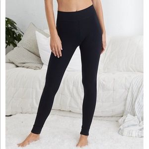 Black High Waisted Leggings Size L. brand new