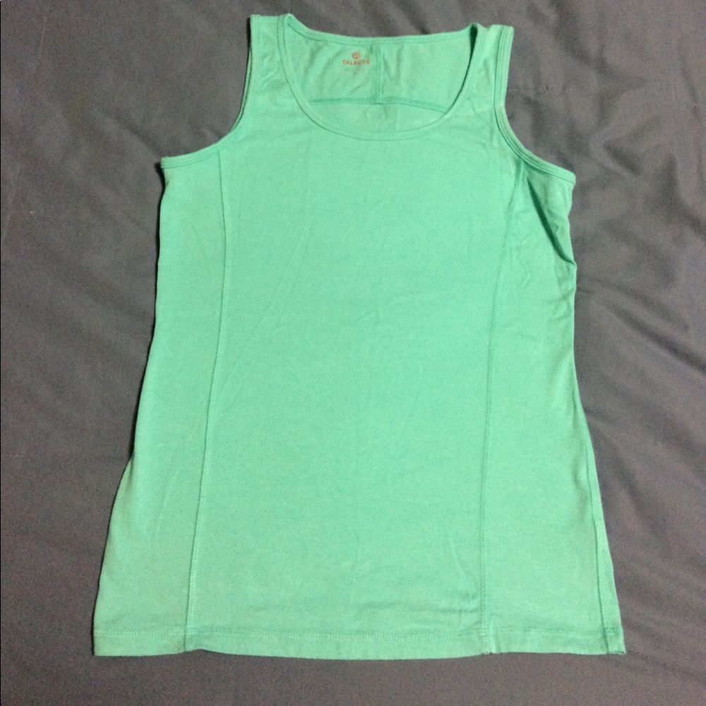 Talbots small aqua tank top.  New, without tags.
