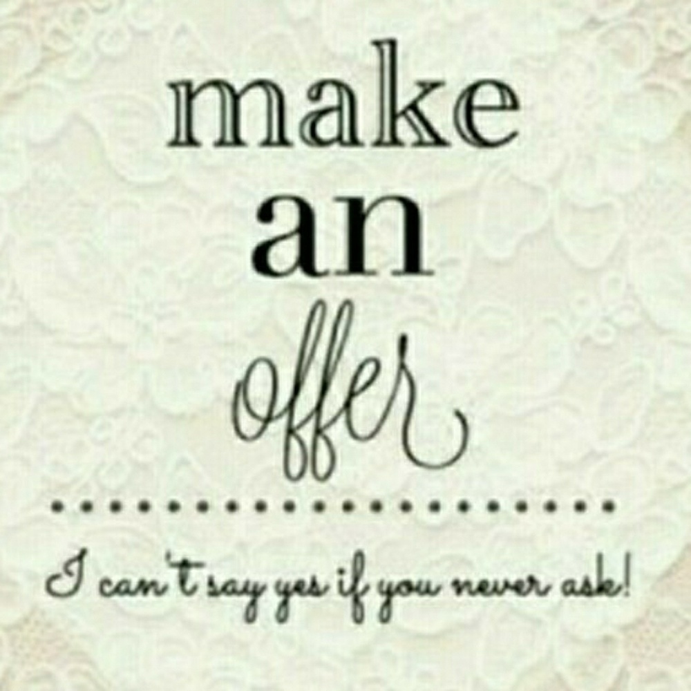 All prices are negotiable!! 💕 so make an offer!