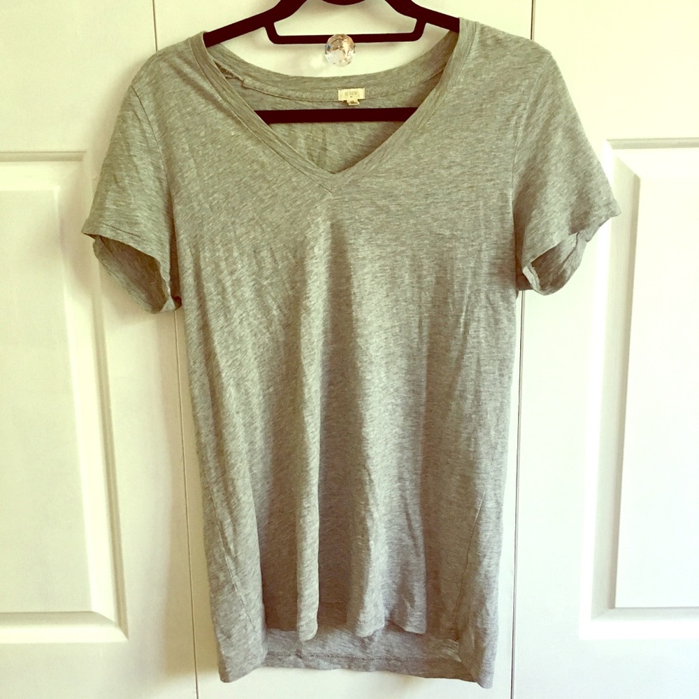 J. Crew Classic V- Neck Tee - Size Medium!