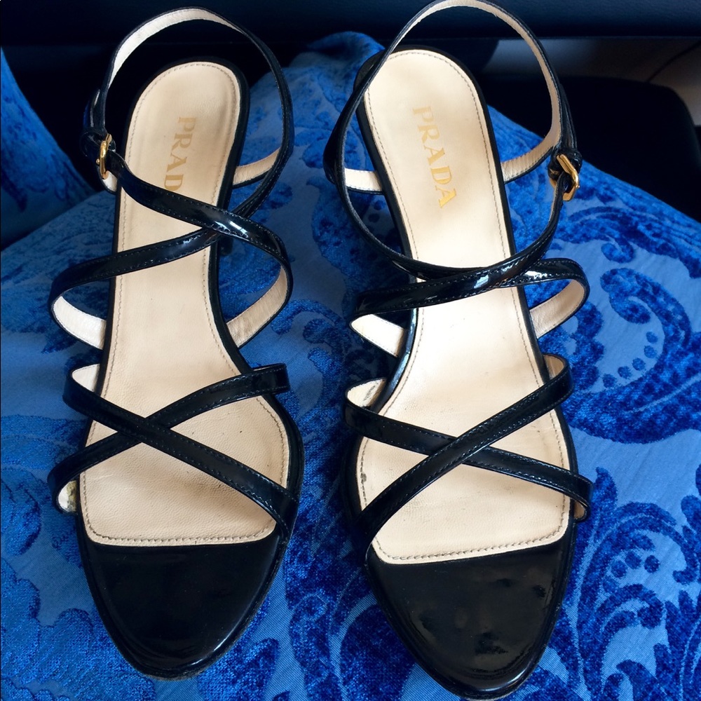 Prada strappy sandals size 6