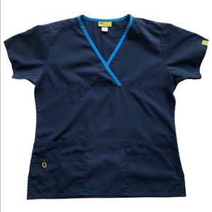 Wonder Wink Uniform Scrub Top Size Small