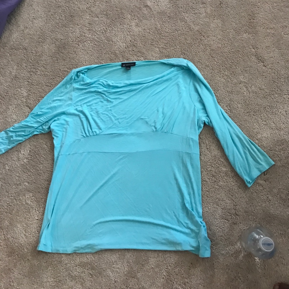 Blue international concepts shirt