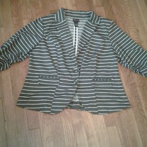 Striped blazer