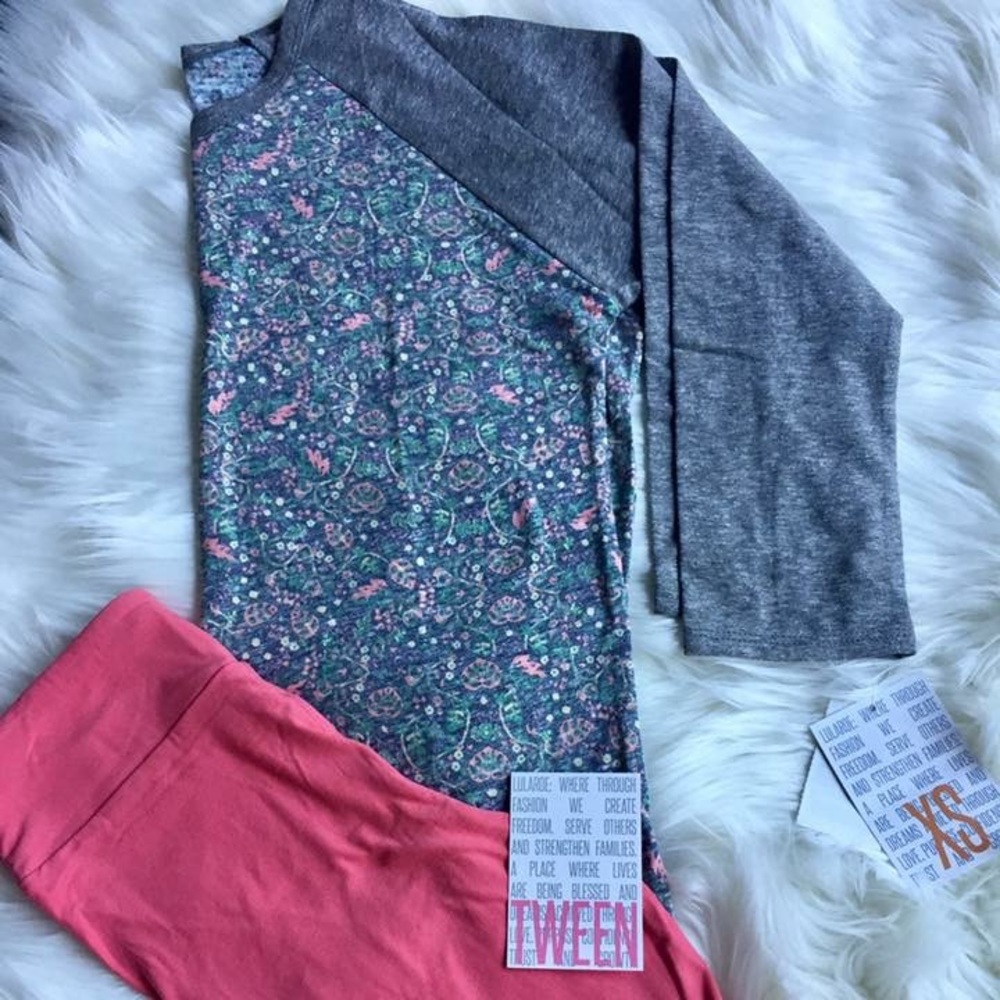 LuLaRoe Petit Randy XS with Tween Leggings