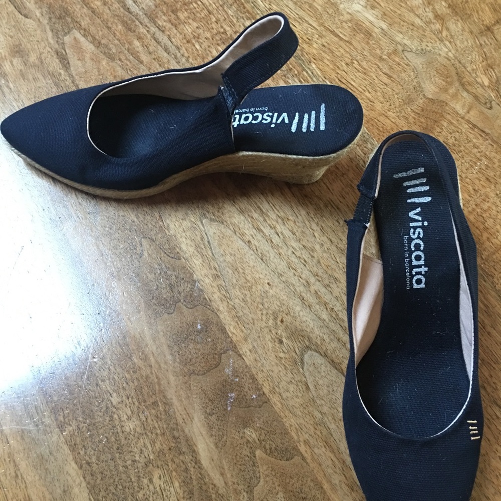 Black espadrille. As worn by Princess Kate!