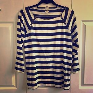 J. Crew Nautical Striped Long Sleeve - Size Medium