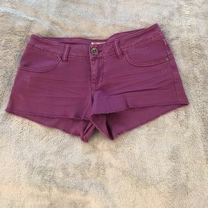 Purple shorts