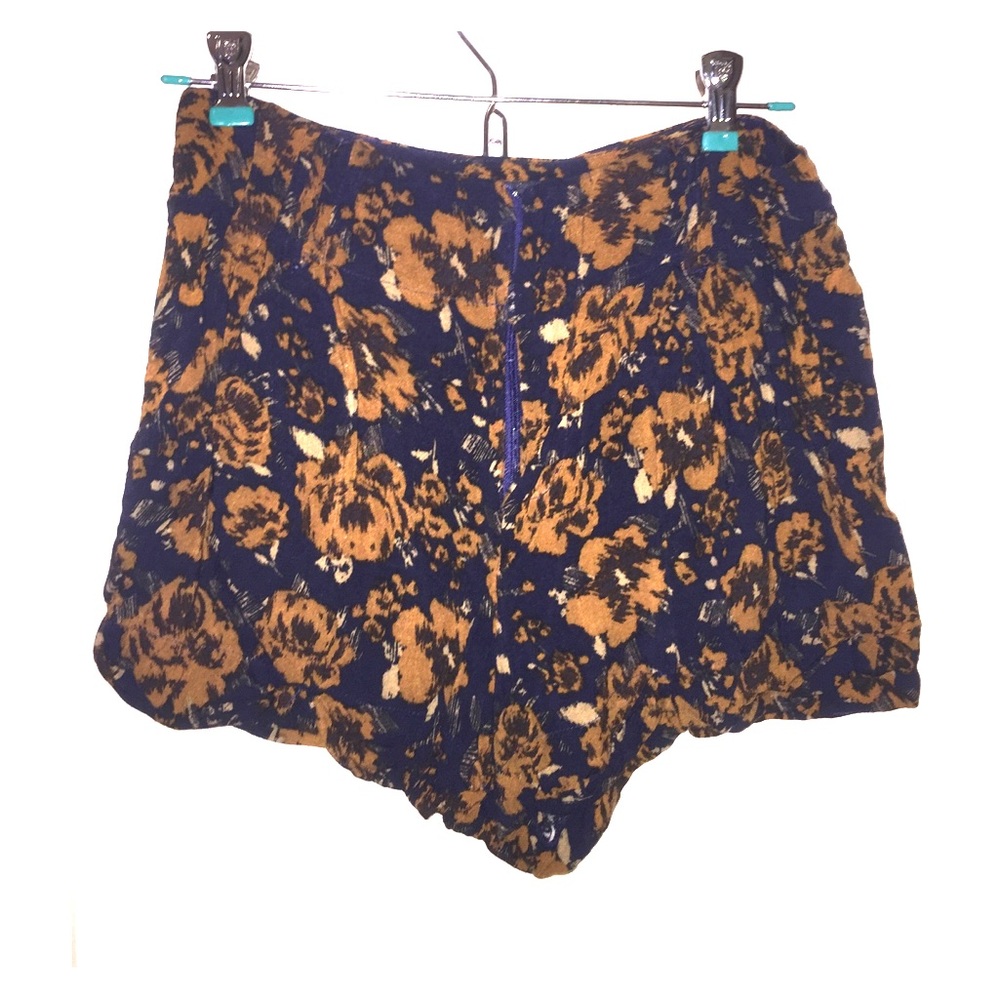 High Waisted Floral Shorts