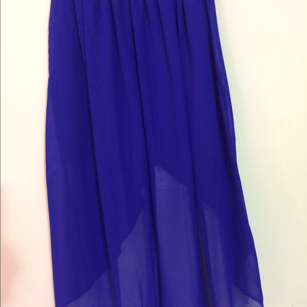 Asymmetrical maxi skirt