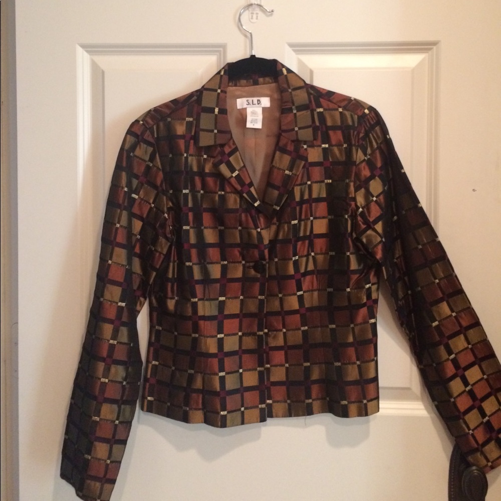 Dressy jewel toned dressy jacket