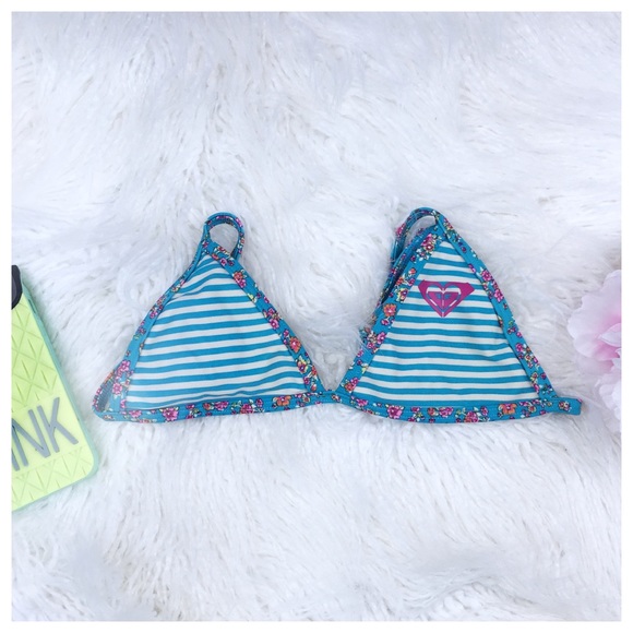 Roxy Flowers & Stripes Two-Piece Swimsuit - Picture 2 of 6