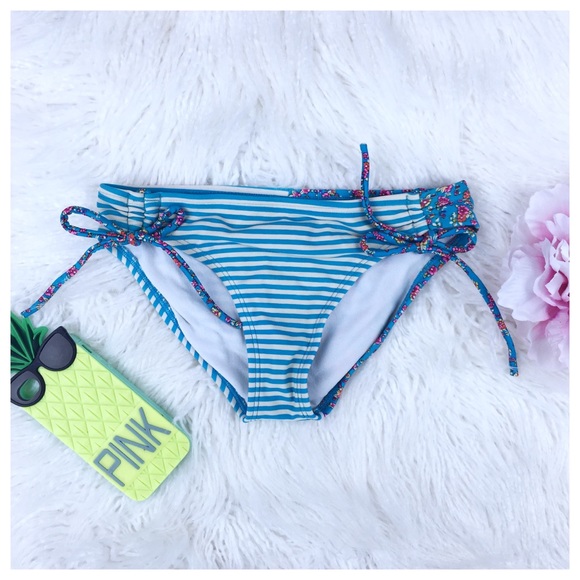 Roxy Flowers & Stripes Two-Piece Swimsuit - Picture 5 of 6