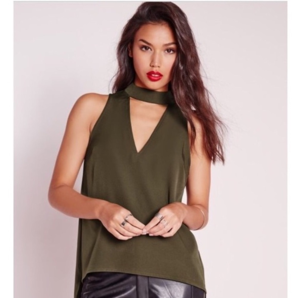 Choker Cut Out Cami top