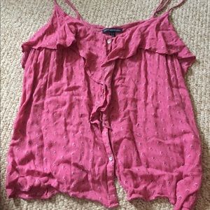 Pink American Eagle Tank