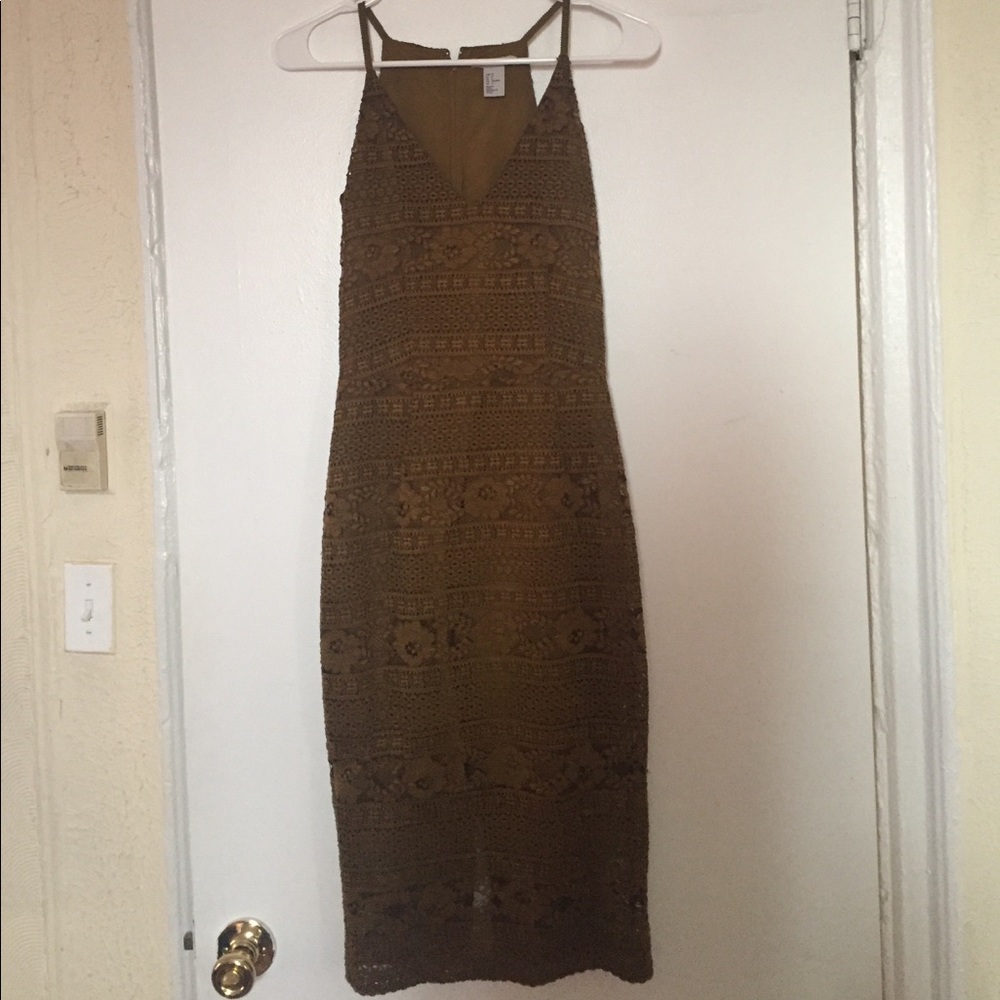 Crochet bodycon dress