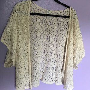 Lace cardigan!