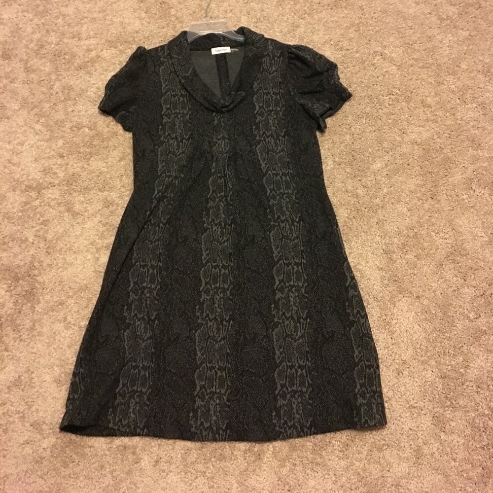 Snake print dress