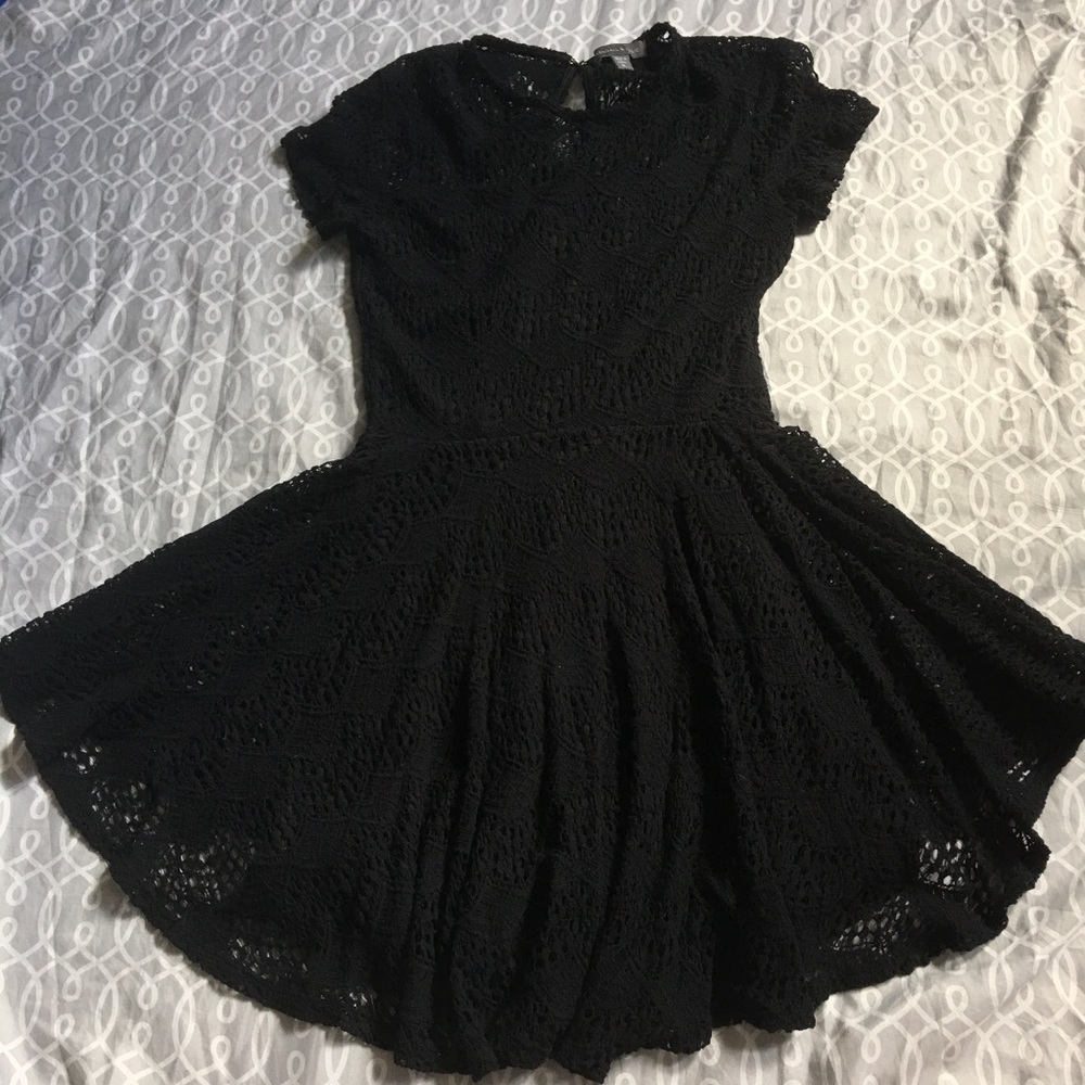 Kendall & Kylie Black Lace Dress