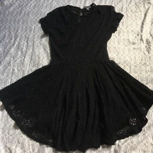 Kendall & Kylie Black Lace Dress