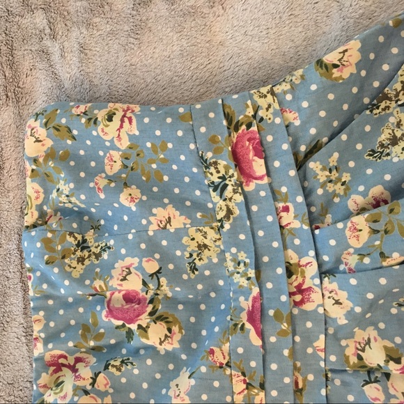 Strapless floral dress - Picture 4 of 6