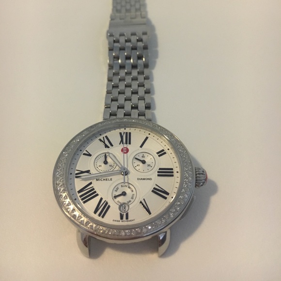 MICHELE Serein Diamond watch head and bracelet main image 5