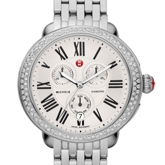 MICHELE Serein Diamond watch head and bracelet