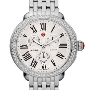 MICHELE Serein Diamond watch head and bracelet