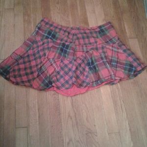 Plaid skirt