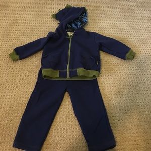 Toddler Dino jogger set