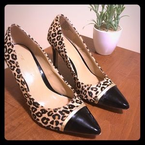 Leopard print heels