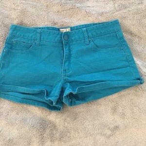 Blue shorts