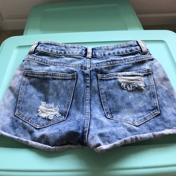 Ripped Jean Shorts - Picture 2 of 3