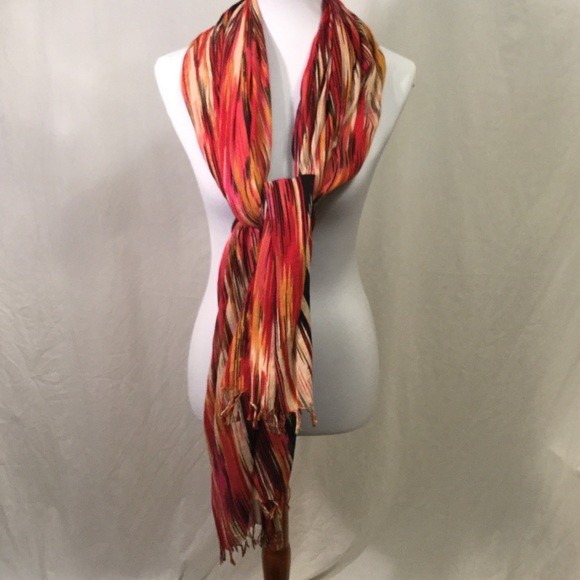 Accessories - Oversized Abstract Print Wrap Shawl Scarf