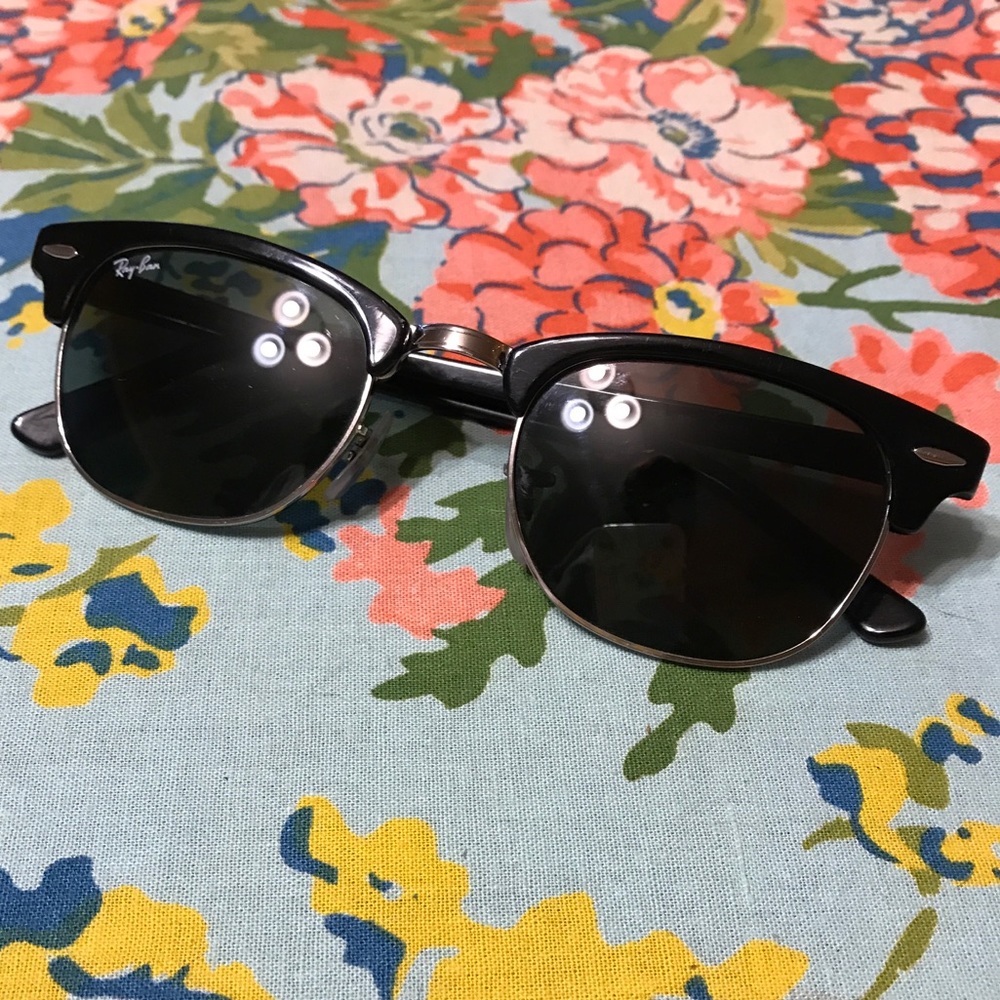 Small Black Clubmaster Ray Bans (Authentic!)
