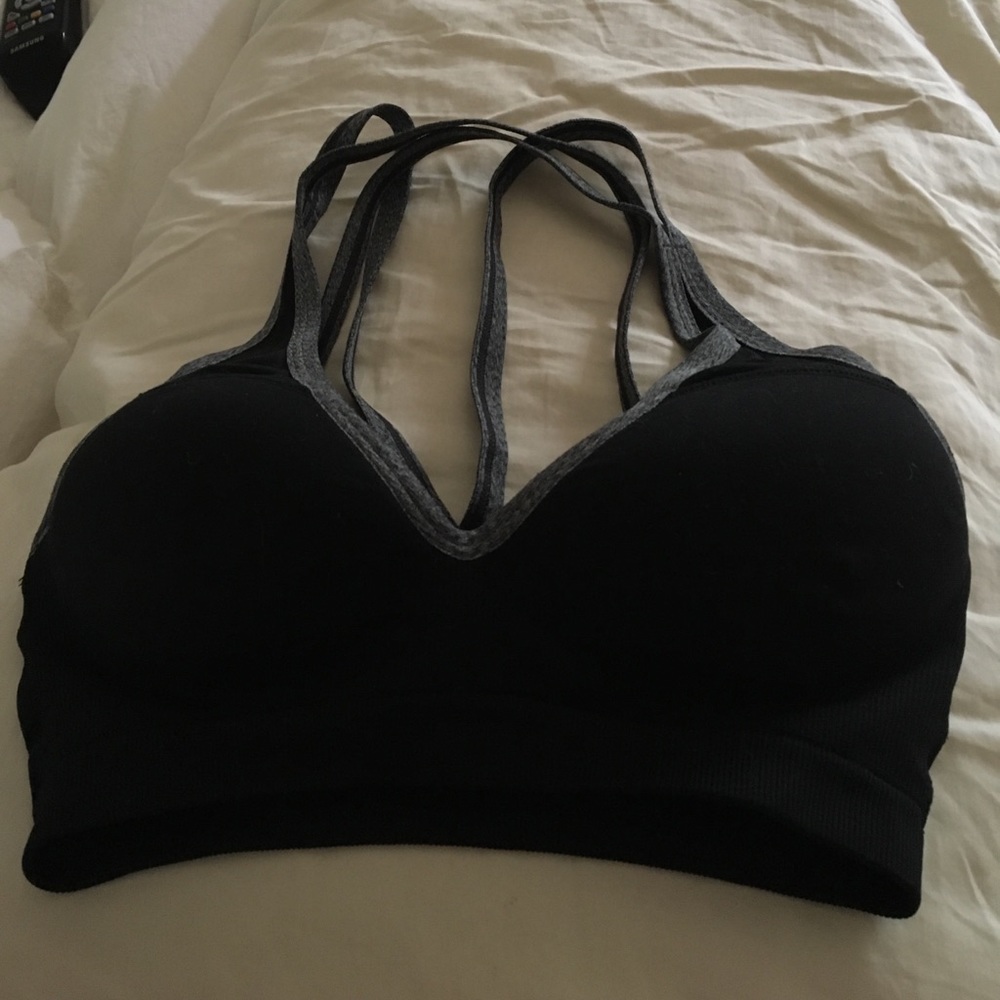 Victoria's Secret pink padded push up sports bra