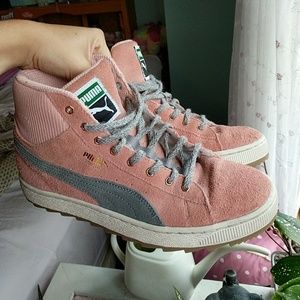 Pink Puma Hightops
