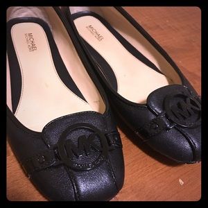 Michael Kors black Fulton flats