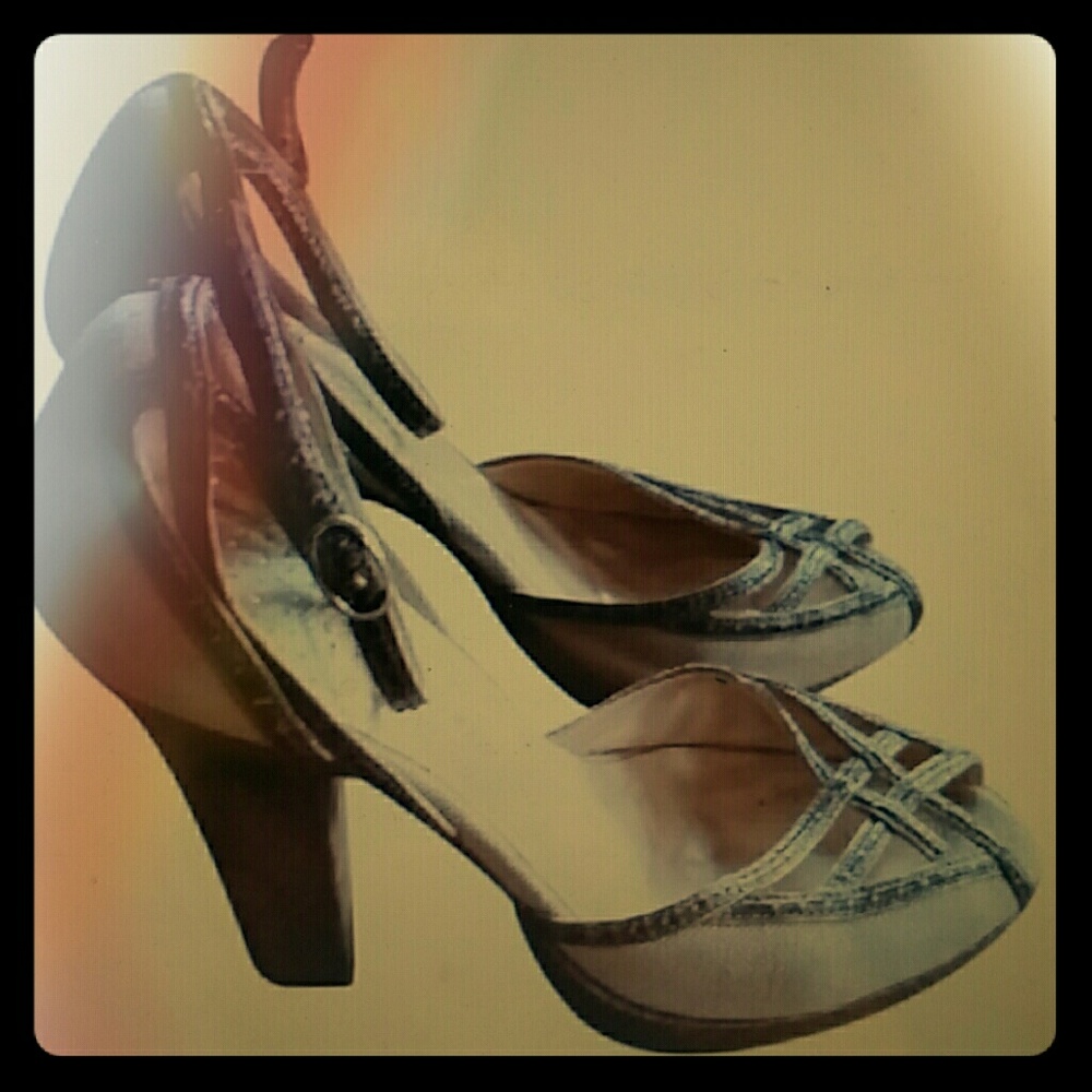 Cole Haan Ankle Retro Pinup Pumps 8B NIkeAir