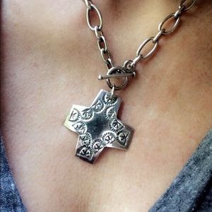 Silpada Virtuosity Cross Necklace