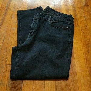 Jeans, black, comfortably used