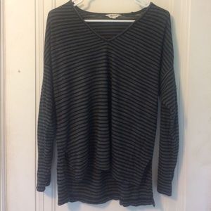 Madewell hi low drop sleeve top medium